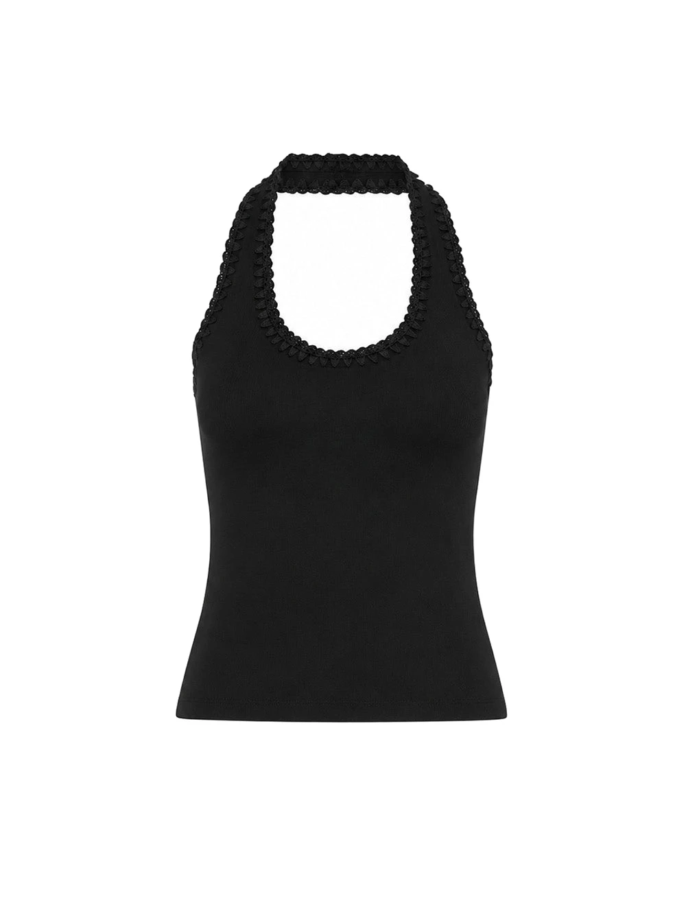 KIVARI tops Australia Signature Tops – Luxury Shoes KIVARI Rhea Halter Top in Black