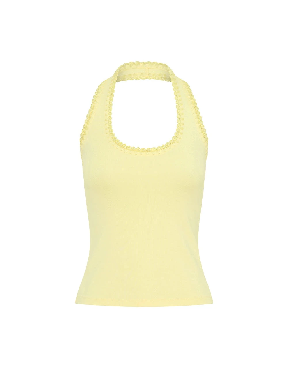 KIVARI tops Australia Signature Tops – Luxury Shoes KIVARI Rhea Halter Top in Butter