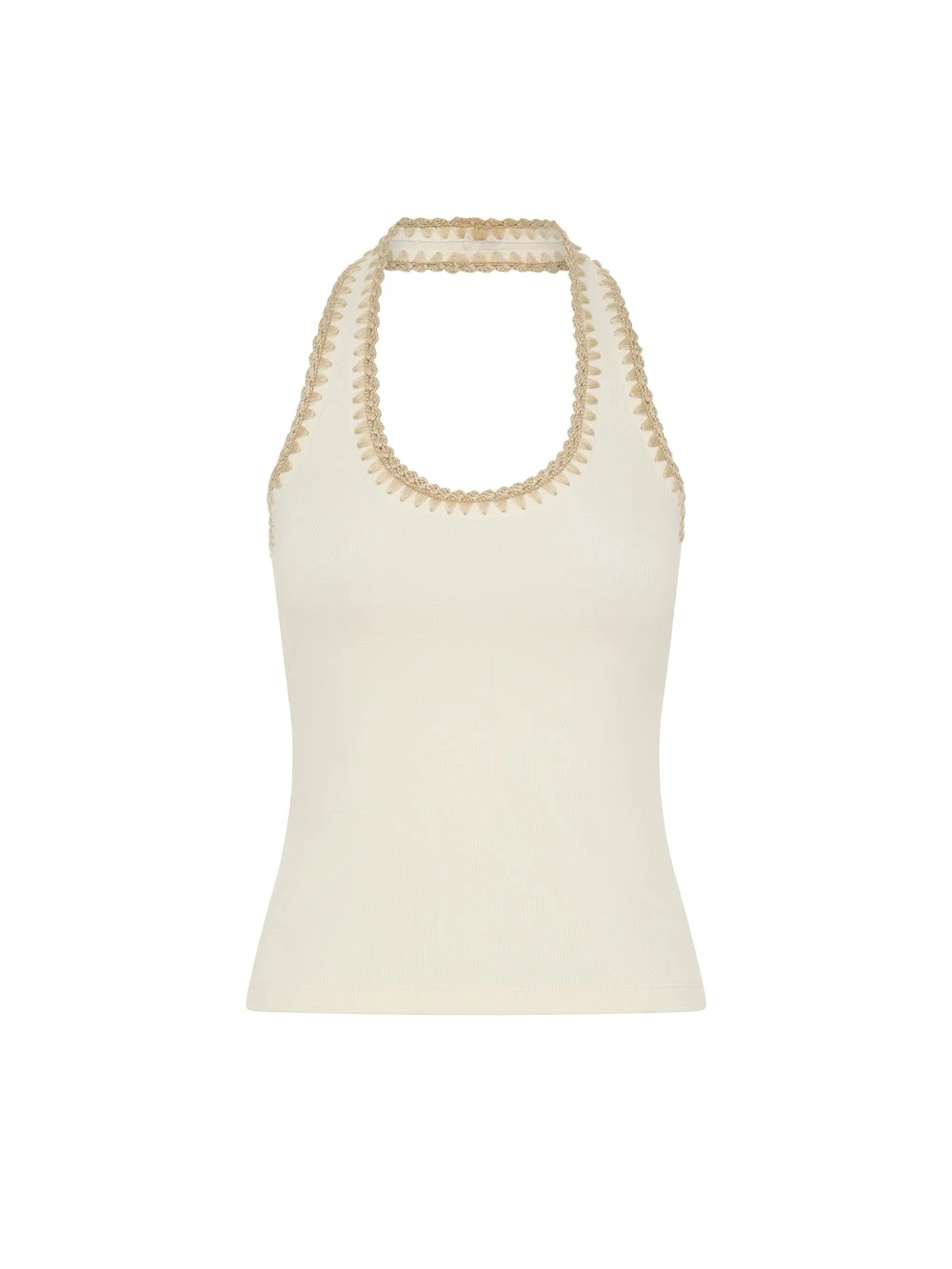 KIVARI tops Australia Signature Tops – Luxury Shoes KIVARI Rhea Halter Top in Cream