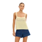 KIVARI Sally Knit Cami in Butter