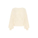 KIVARI Samara Knit Top in Cream