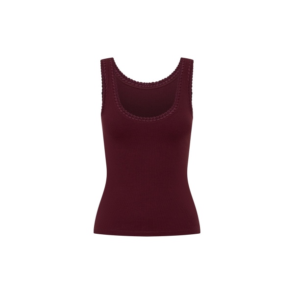 KIVARI Tallulah Scoop Tank in Plum