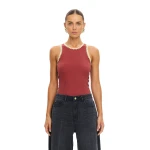 KIVARI Tallulah Spliced Tank in Brick