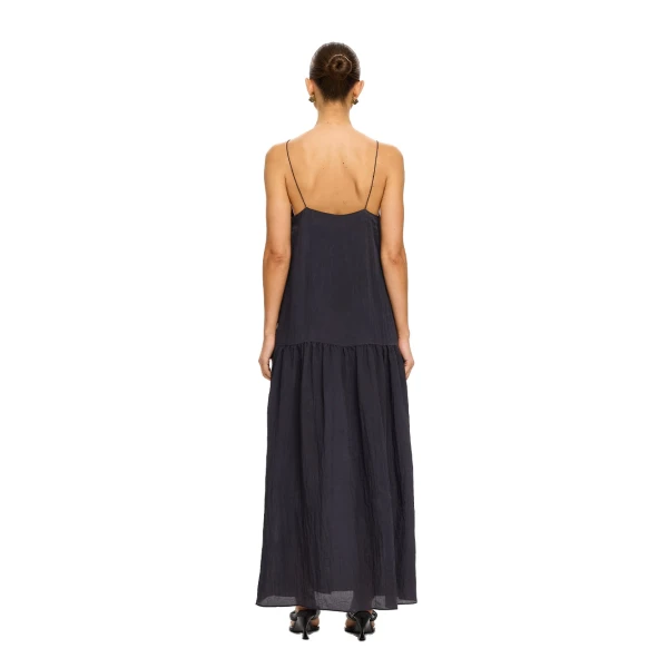 KIVARI Uma Maxi Dress in Charcoal, view 4