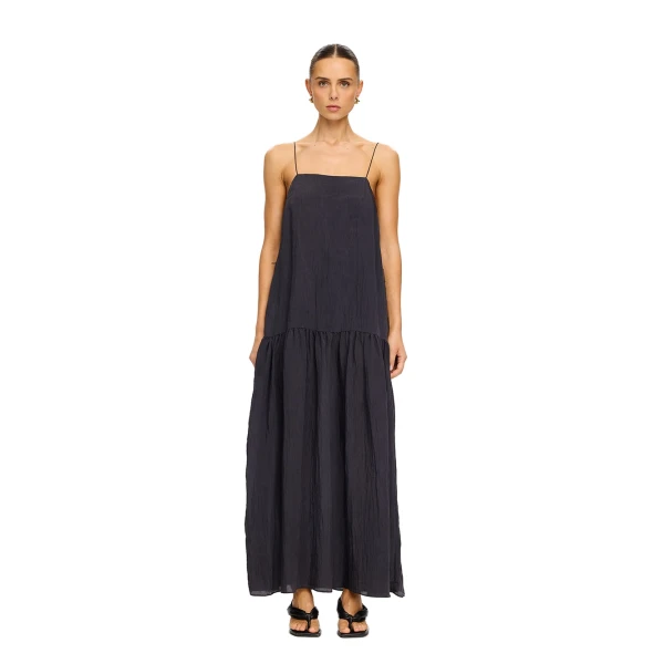 KIVARI Uma Maxi Dress in Charcoal, view 6
