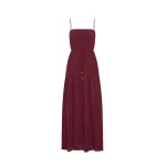 KIVARI Uma Maxi Dress in Plum