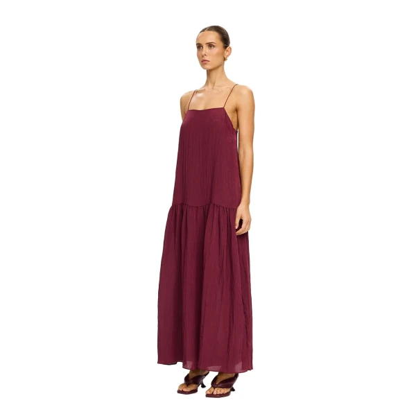 KIVARI Uma Maxi Dress in Plum, view 3