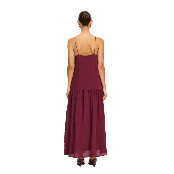 KIVARI Uma Maxi Dress in Plum, view 4