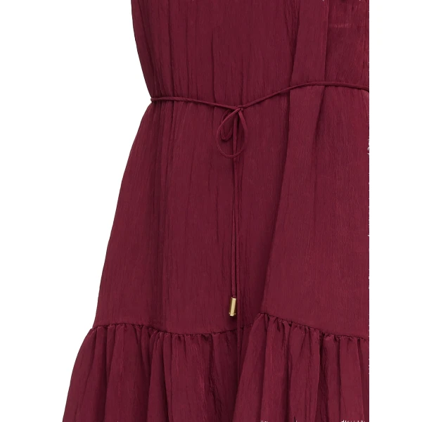KIVARI Uma Maxi Dress in Plum, view 6