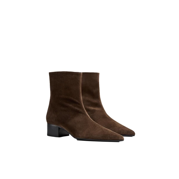 Andee Ankle Boot in Ebano Suede - Image 2