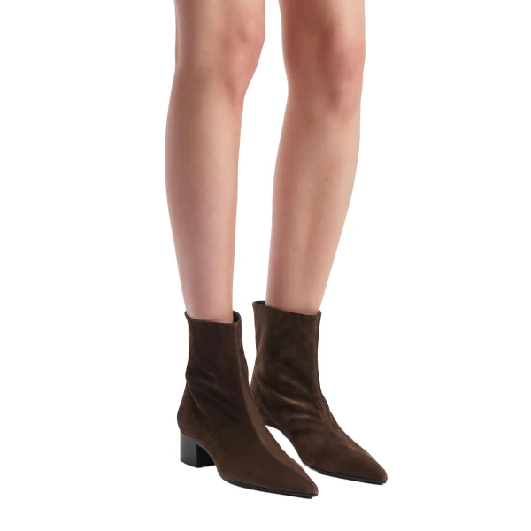 Andee Ankle Boot in Ebano Suede - Image 3