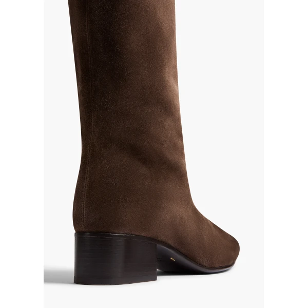 Andee Knee-High Boot in Ebano Suede - Image 3