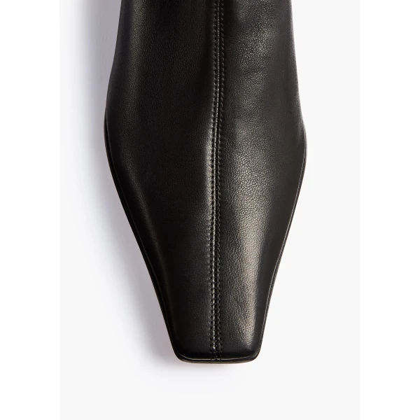 Arizona Over-the-Knee Stretch Boot in Black Nappa Leather - Image 5