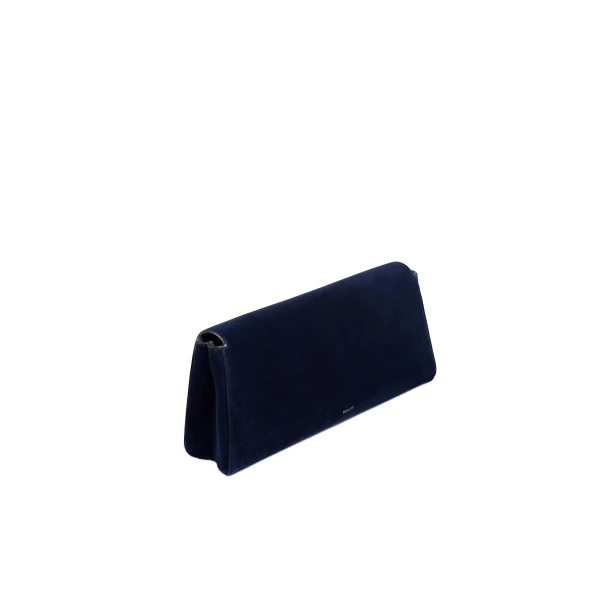 Audrey Clutch in Midnight Suede - Image 3