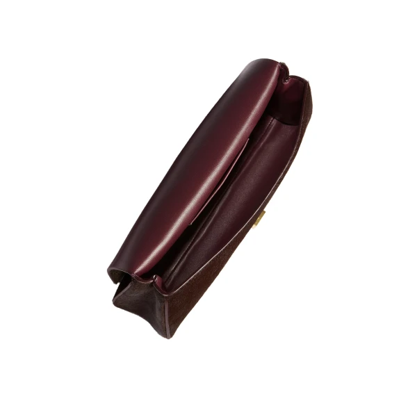 Audrey Clutch in Rouge Noir Haircalf - Image 4