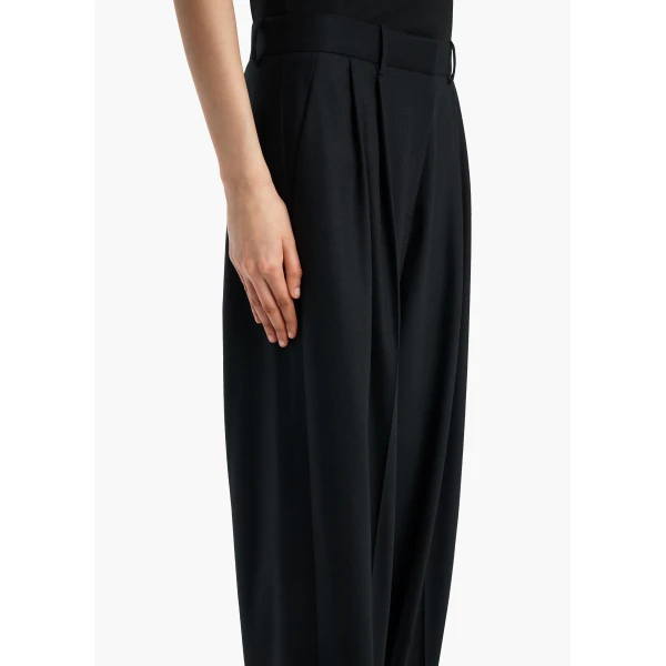 August Pant in Black Wool - Image 5
