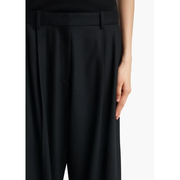 August Pant in Black Wool - Image 6