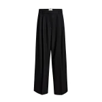 Khaite August Pant in Black Wool | Pants | Luxury Shoes 