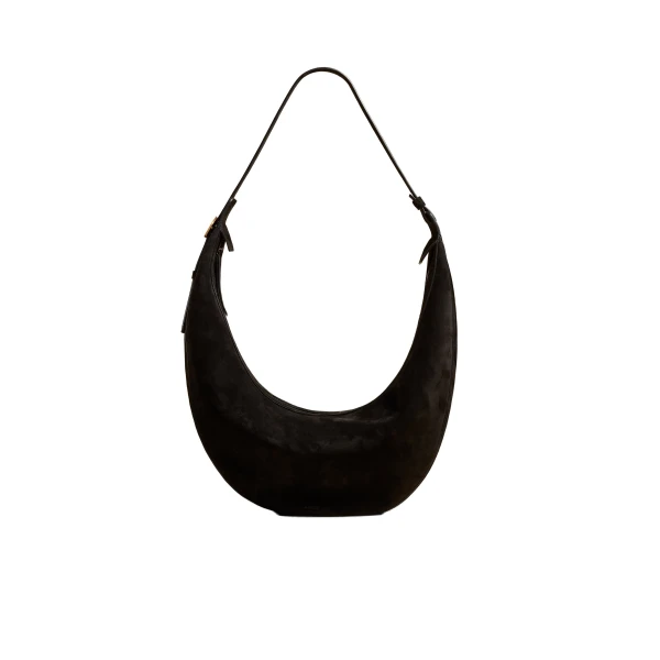 Augustina Hobo in Black Suede - Image 2