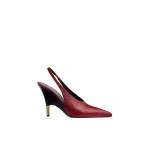Khaite Bella Pump in Ruby Lizard