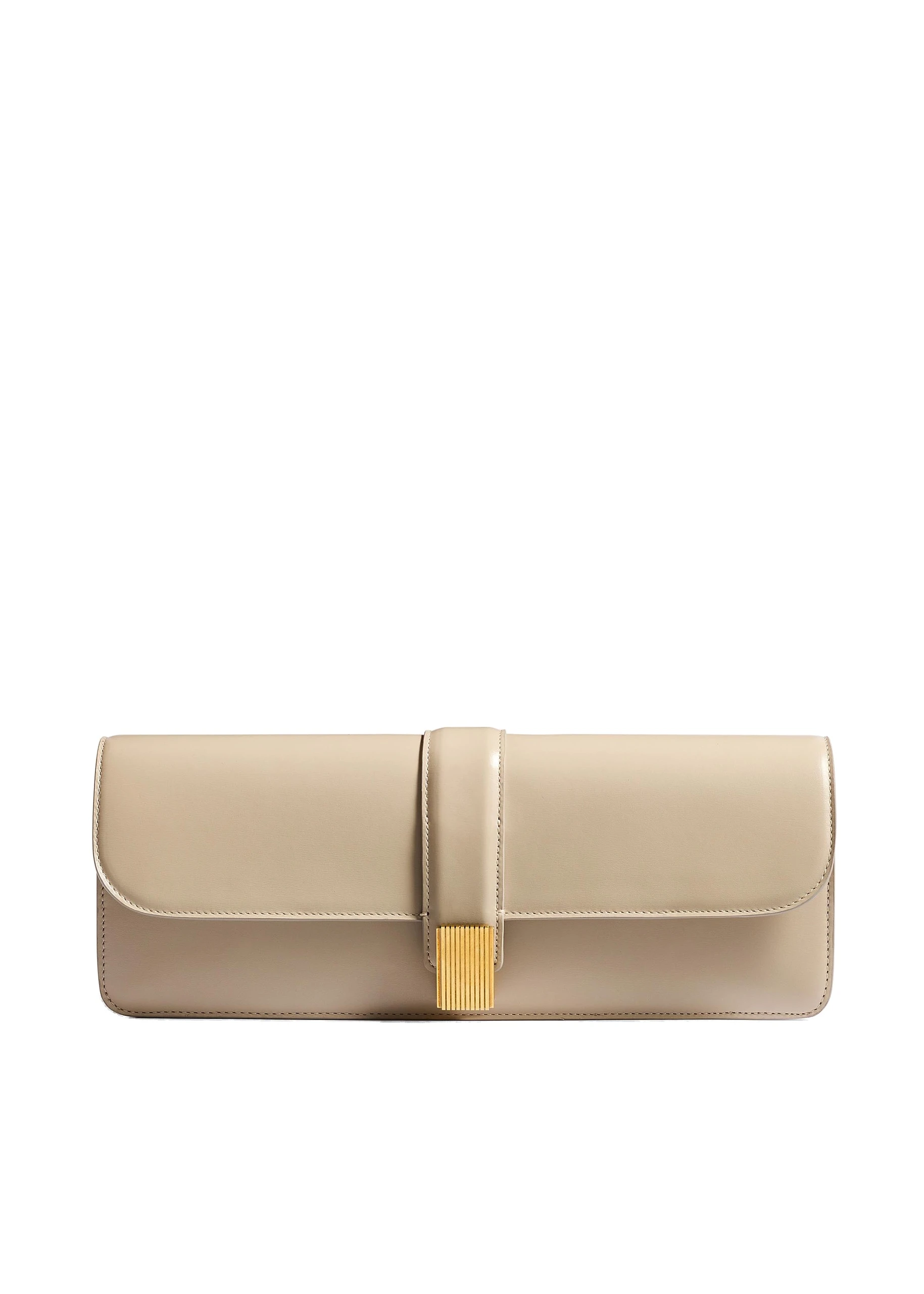 Khaite Blake Clutch in Burro | Buy Bags at Luxury Shoes Khaite Blake Clutch in Burro