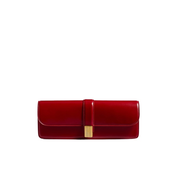 Khaite Blake Clutch in Ruby