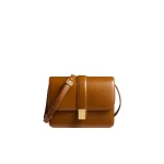 Khaite Blake Crossbody Bag in Dark Honey