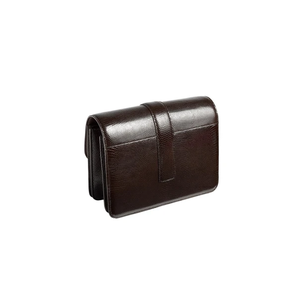 Blake Crossbody Bag in Ebano Lizard - Image 2