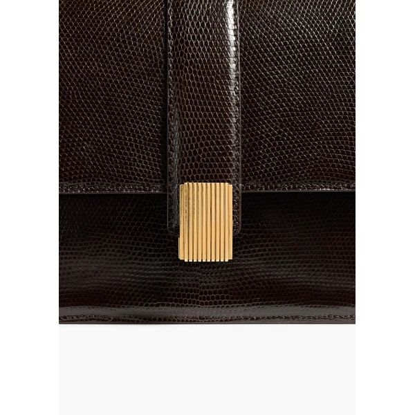 Blake Crossbody Bag in Ebano Lizard - Image 4