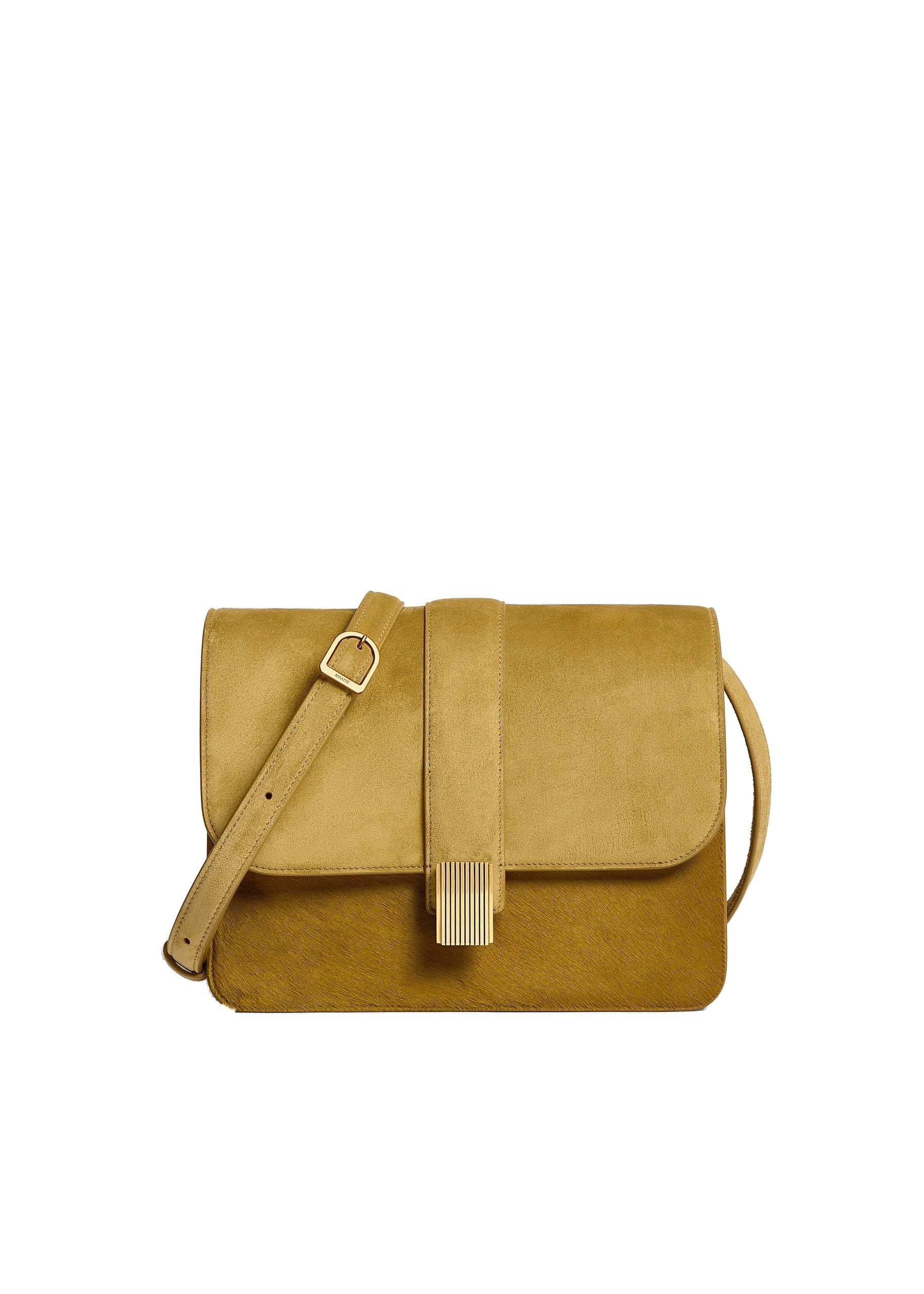 Khaite Blake Crossbody Bag in Golden Olive | Buy Bags at Luxury Shoes Khaite Blake Crossbody Bag in Golden Olive