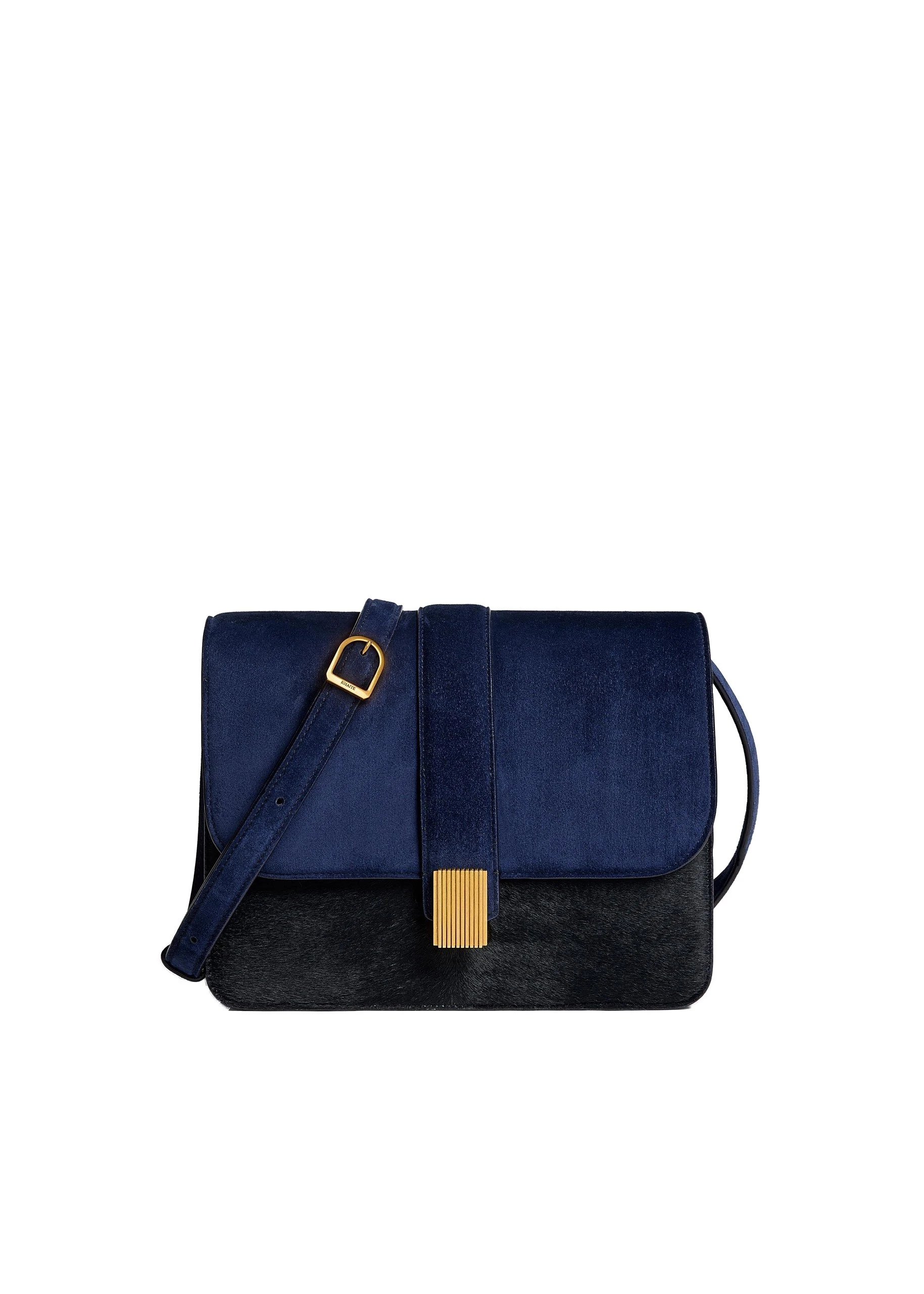 Khaite Blake Crossbody Bag in Midnight Navy | Buy Bags at Luxury Shoes Khaite Blake Crossbody Bag in Midnight Navy