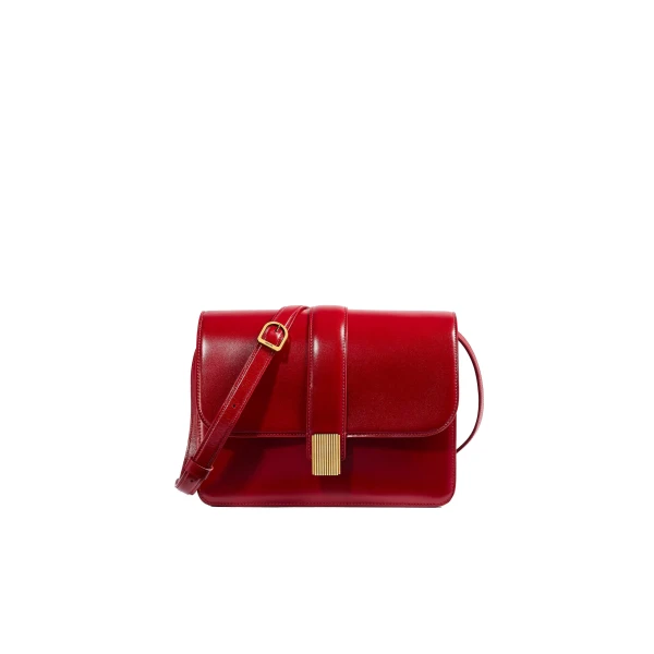 Khaite Blake Crossbody Bag in Ruby