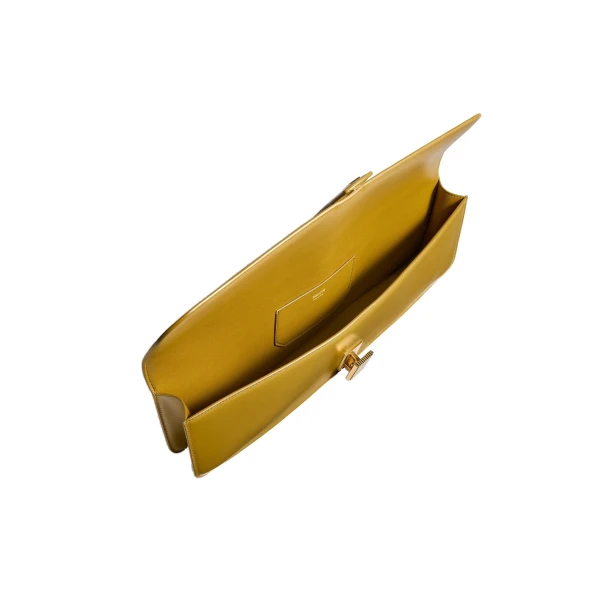 Blake Long Clutch in Golden Olive - Image 5