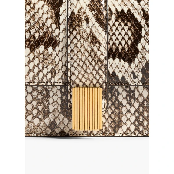 Blake Long Clutch in Natural Python - Image 4