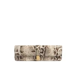 Khaite Blake Long Clutch in Natural Python