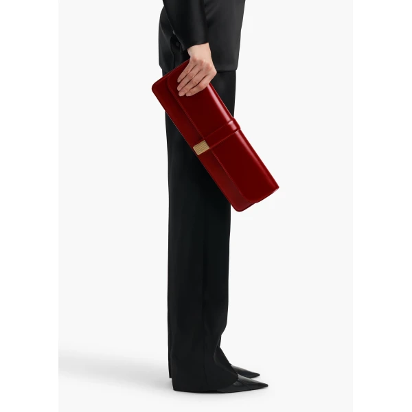 Blake Long Clutch in Oxblood - Image 3