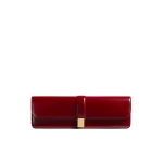 Khaite Blake Long Clutch in Oxblood