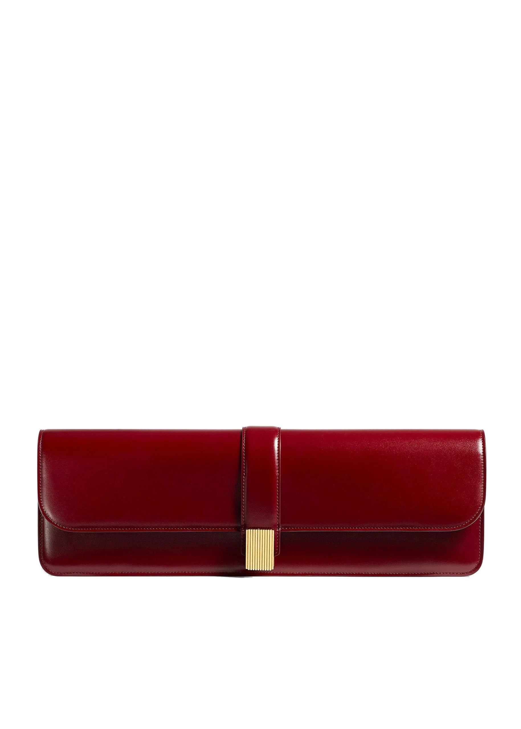 Khaite Blake Long Clutch in Oxblood | Buy Bags at Luxury Shoes Khaite Blake Long Clutch in Oxblood