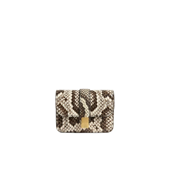 Khaite Blake Nano Bag in Natural Python