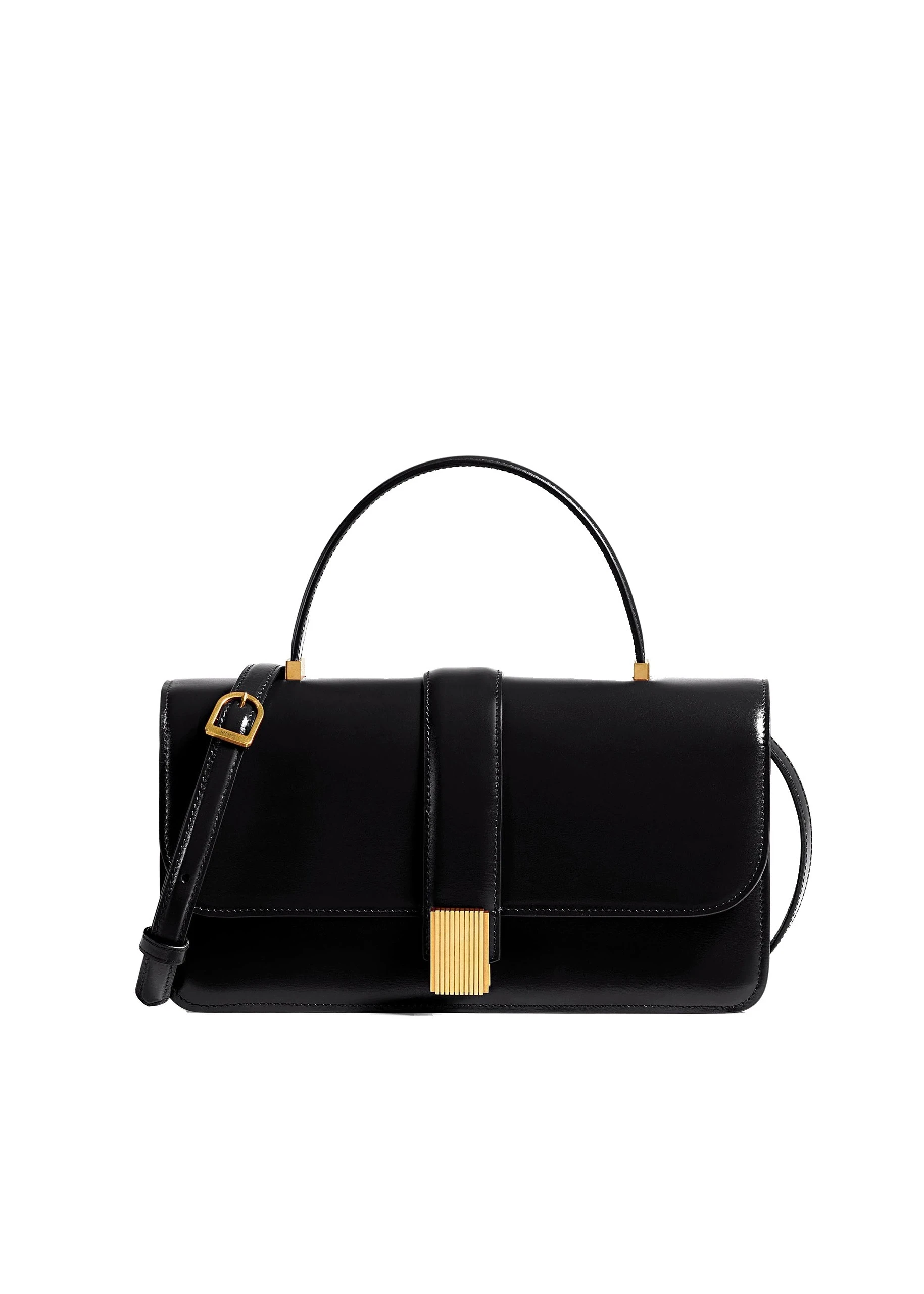 Khaite Blake Top Handle Bag in Black | Buy Bags at Luxury Shoes Khaite Blake Top Handle Bag in Black
