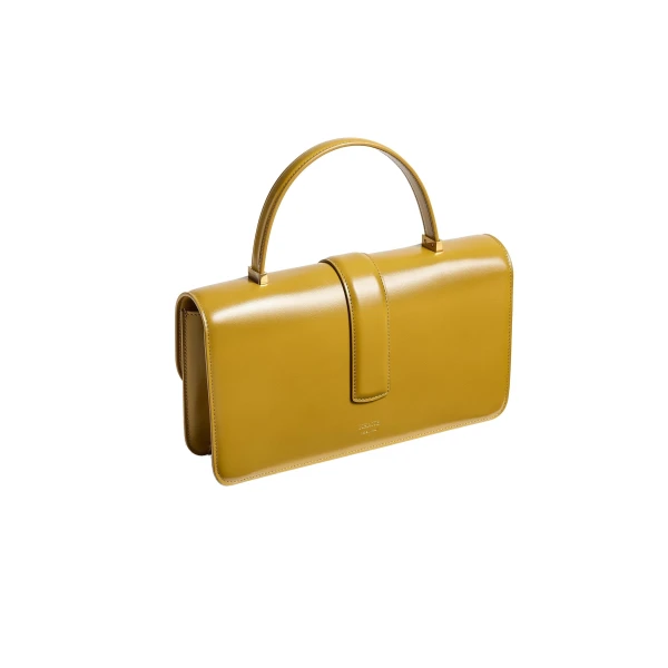 Blake Top Handle Bag in Golden Olive - Image 2