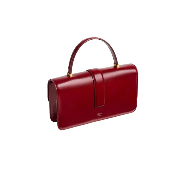 Blake Top Handle Bag in Oxblood - Image 2