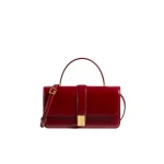 Khaite Blake Top Handle Bag in Oxblood