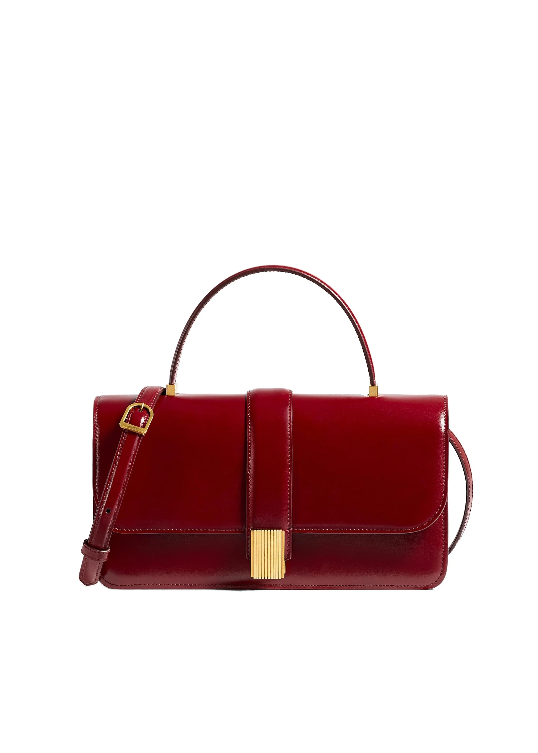 Khaite Blake Top Handle Bag in Oxblood | Buy Bags at Luxury Shoes Khaite Blake Top Handle Bag in Oxblood