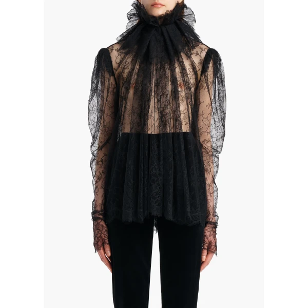 Bonnie Top in Black Lace - Image 3