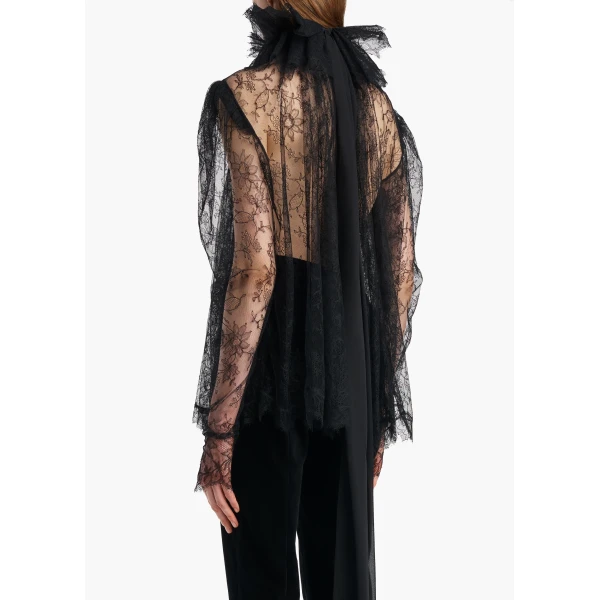 Bonnie Top in Black Lace - Image 4
