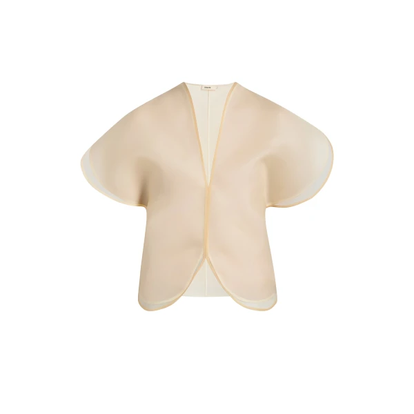 Khaite Briar Top in Champagne | Tops | Luxury Shoes 