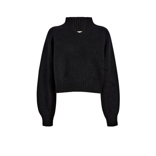 Khaite Cain Sweater in Black | Knitwear | Luxury Shoes 