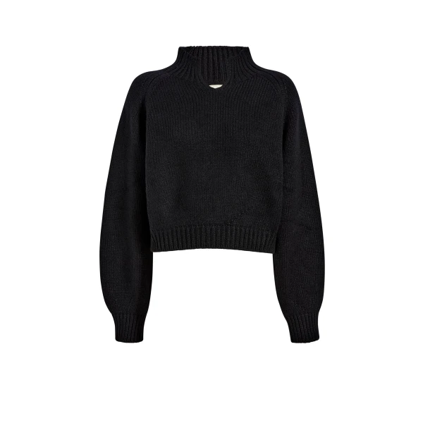 Khaite Cain Sweater in Black | Knitwear | Luxury Shoes 