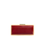Khaite Casey Minaudiere in Ruby Lizard